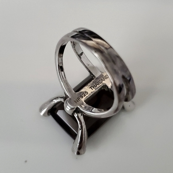 COCKTAIL Smokey Quartz Ring with Citrine Prongs | Size 6.75 - Picture 6 of 7